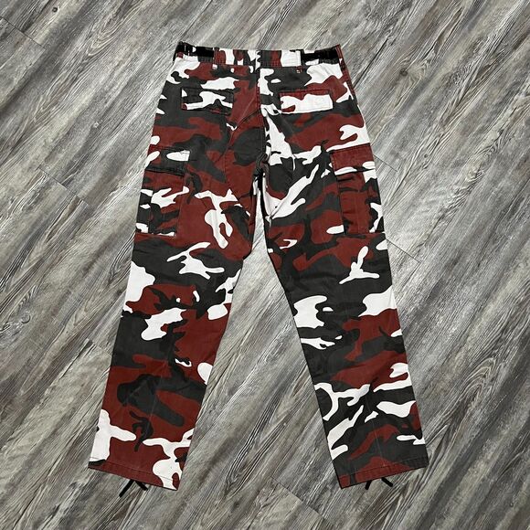 Rothco Red Urban Camo Cargo Pants 32x31 Military Utility - Picture 2 of 8